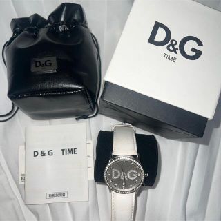 ディーアンドジー(D&G)のD&G 腕時計　ホワイト　ドルチェ&ガッパーナ(腕時計)