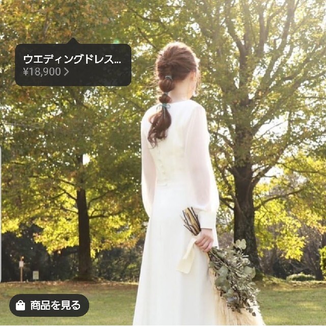 ウエディングドレス前撮りカジュアル結婚式二次会花嫁 ウエディングドレス前撮りカジュアル結婚式二次会花嫁