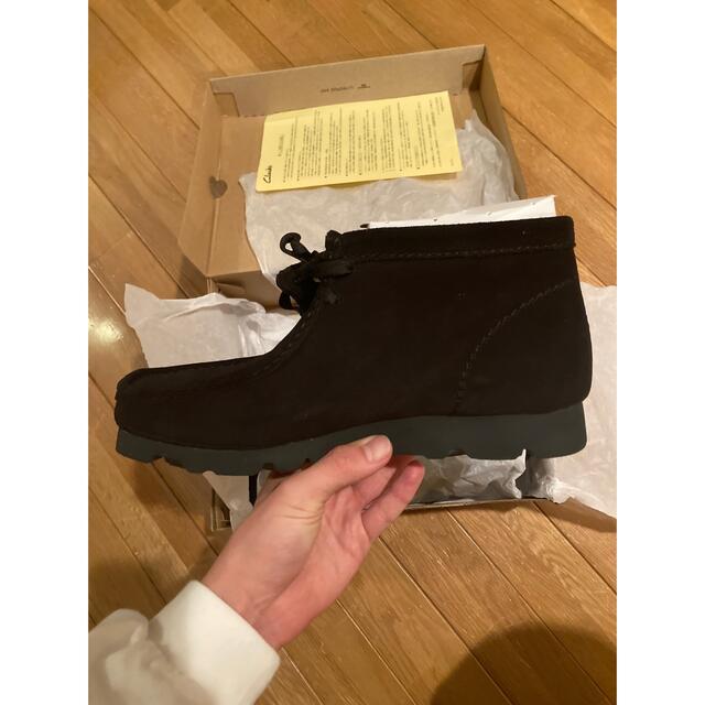 新品 Clarks × BEAMS 別注 ワラビー ブーツ ゴアテックス 黒 8