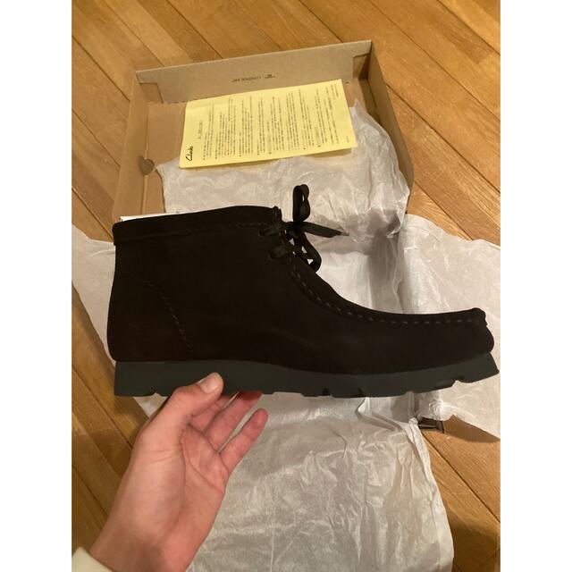 新品 Clarks × BEAMS 別注 ワラビー ブーツ ゴアテックス 黒 8