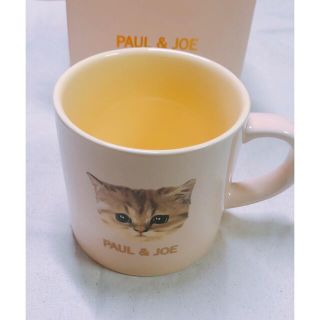 ポールアンドジョー(PAUL & JOE)のポール&ジョー　マグカップ・蓋付き　猫(グラス/カップ)