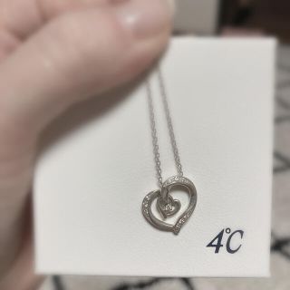 ヨンドシー(4℃)の4℃ ネックレス　シルバー　パッケージ無し(ネックレス)