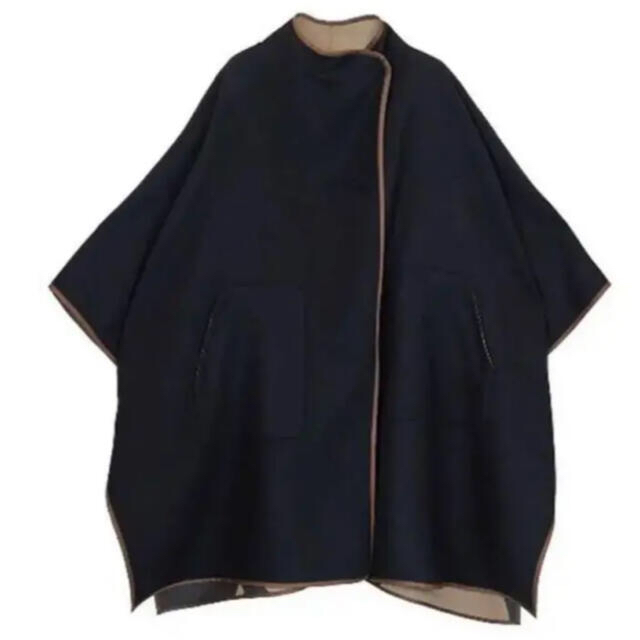 Ameri VINTAGE(アメリヴィンテージ)のREVERSIBLE COLOR PONCHO COAT  レディースのジャケット/アウター(ポンチョ)の商品写真