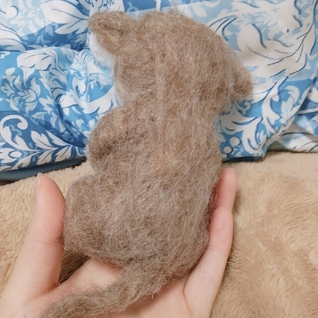 更に値下げ♥️羊毛フェルト ネズミのお昼寝 作家