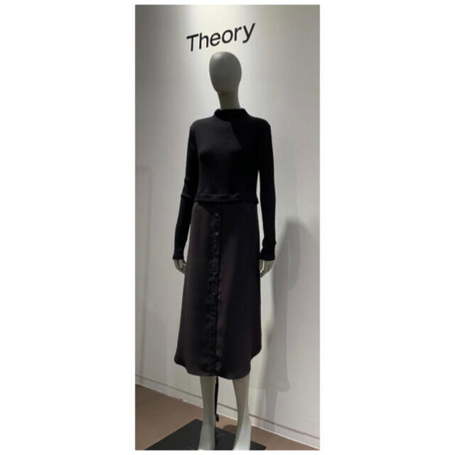 theory(セオリー)のTheory 20ss 異素材コンボワンピース レディースのワンピース(ロングワンピース/マキシワンピース)の商品写真