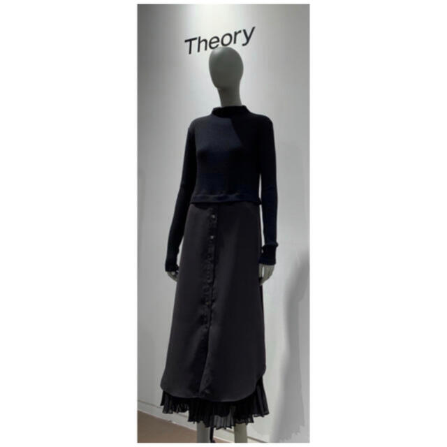 theory(セオリー)のTheory 20ss 異素材コンボワンピース レディースのワンピース(ロングワンピース/マキシワンピース)の商品写真