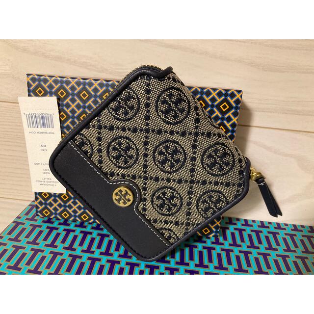 Tory Burch(トリーバーチ)のトリーバーチ　Tモノグラム ジャカード バイフォールド ウォレット　財布 レディースのファッション小物(財布)の商品写真