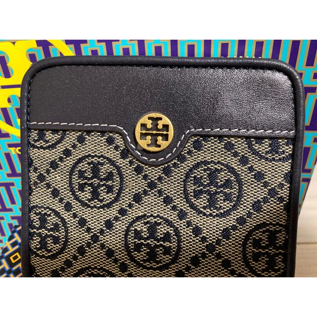 Tory Burch(トリーバーチ)のトリーバーチ　Tモノグラム ジャカード バイフォールド ウォレット　財布 レディースのファッション小物(財布)の商品写真