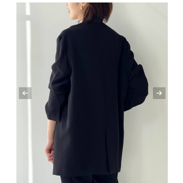 L'Appartement DEUXIEME CLASSE(アパルトモンドゥーズィエムクラス)のL'Appartement No Collar Relax Jacket レディースのジャケット/アウター(ノーカラージャケット)の商品写真