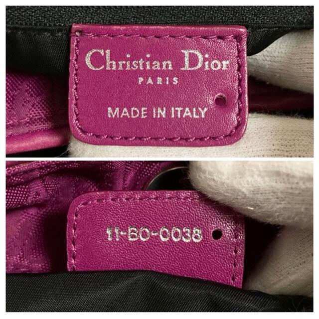 【美品】Christian Dior トロッター×CDチャーム ハンドバッグ 9
