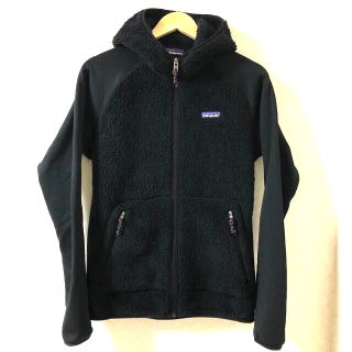 パタゴニア(patagonia)のパタゴニア　ロスガトスフーディ　Sサイズ　黒(パーカー)