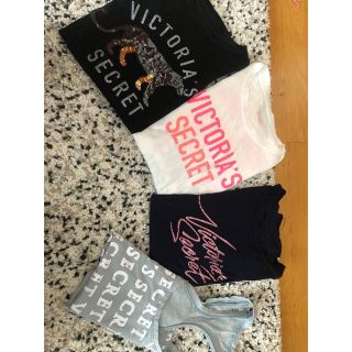 ヴィクトリアズシークレット(Victoria's Secret)のTシャツ3枚　タンクトップ1枚　セット販売(Tシャツ(半袖/袖なし))