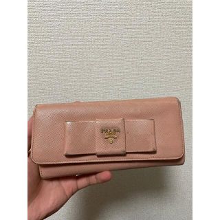 プラダ(PRADA)のPRADA プラダ サフィアーノフィオッコ 長財布(財布)