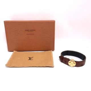 LOUIS VUITTON - ルイ・ヴィトン M64441 ブレスレット ブラウン LOUIS