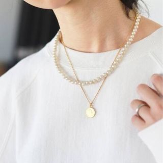 未使用 美品 SHIPS クリスタル ネックレス 定価11000円