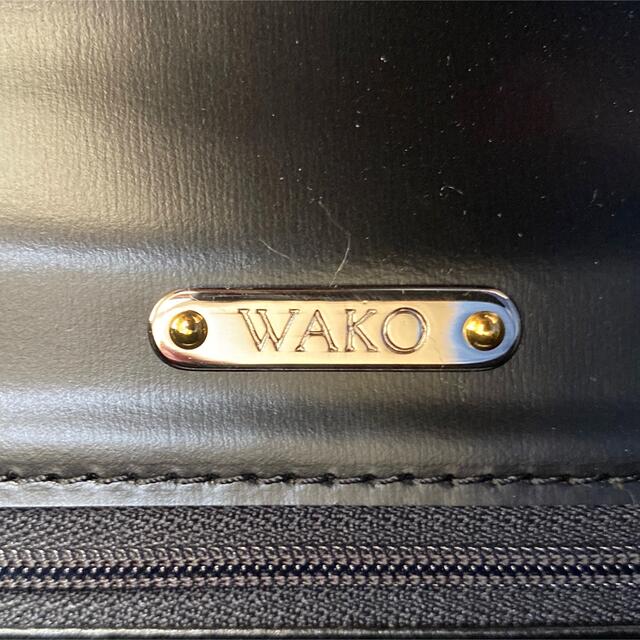 【WAKO】ワコウ 銀座 和光 フォーマル 黒 ゴールド金具 ワンハンドルバッグ