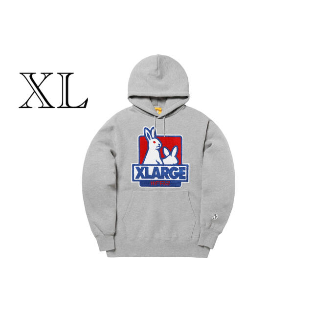 XLARGE×#FR2 Logo Crew Sweat Icon Hoodie