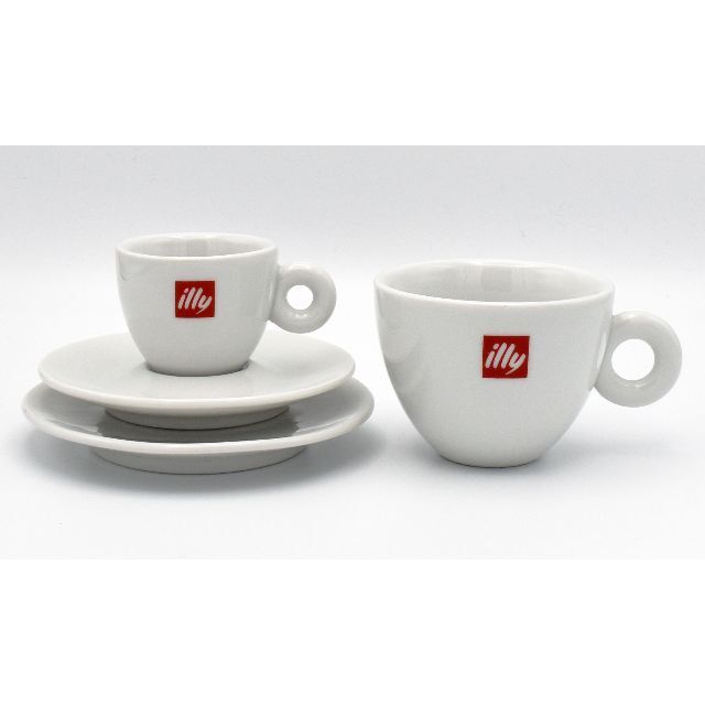 illy イリー カプチーノカップ エスプレッソカップ　ソーサー インテリア/住まい/日用品のキッチン/食器(グラス/カップ)の商品写真