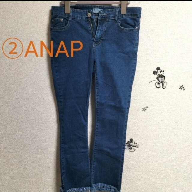ANAP(アナップ)のANAP　デニム　ジーンズ　ストレート レディースのパンツ(デニム/ジーンズ)の商品写真