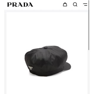 プラダ(PRADA)のPRADA プラダ ナイロンキャスケット 帽子(キャスケット)