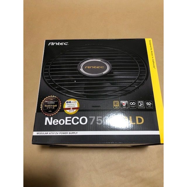 Antec NeoECO 750 GOLD 電源ユニット スマホ/家電/カメラのPC/タブレット(PC周辺機器)の商品写真