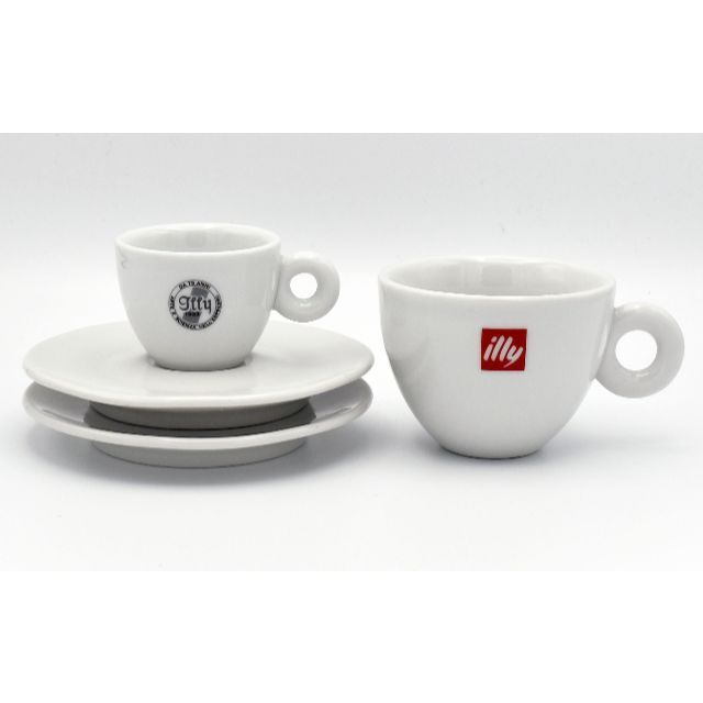 【まるちゃん様用】illy イリー カプチーノ･エスプレッソカップ ソーサー インテリア/住まい/日用品のキッチン/食器(グラス/カップ)の商品写真