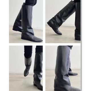 アパルトモンドゥーズィエムクラス(L'Appartement DEUXIEME CLASSE)のアパルトモン BRENTA ブレンタ Cover boots ブラック 底貼り済(ブーツ)