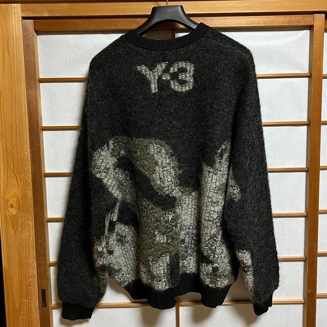 【新品】Y-3 カモフラ　セーター　CAMO KNIT CREW SWEATERトップス