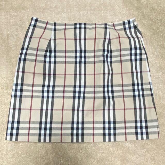 BURBERRY BLUE LABEL(バーバリーブルーレーベル)のバーバリー　チェックスカート レディースのスカート(ミニスカート)の商品写真