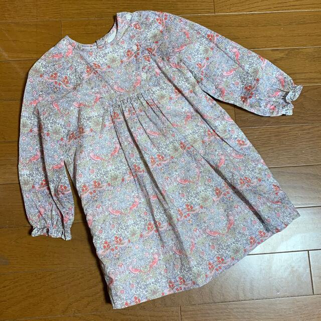 Bonpoint(ボンポワン)のボンポワン　ストロベリーシーフ　ワンピース 3a キッズ/ベビー/マタニティのキッズ服女の子用(90cm~)(ワンピース)の商品写真