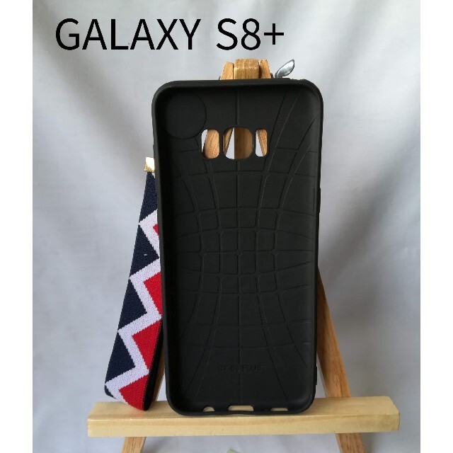 【新品】タイガー　黒　GALAXYS8+用　スマホケース　カバー スマホ/家電/カメラのスマホアクセサリー(Androidケース)の商品写真