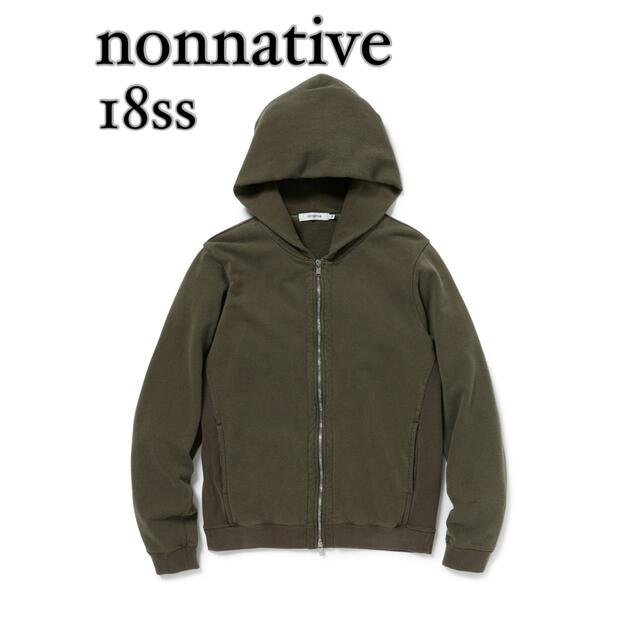 nonnative - nonnative ノンネイティブ 18ss パーカー ジップ フーディ カーキの通販 by duuu15's shop｜ノンネイティブならラクマ