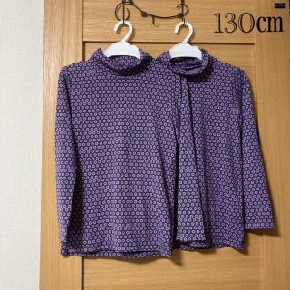 ユニクロ(UNIQLO)の＜608＞双子タートルネックヒートテック130サイズ(Tシャツ/カットソー)