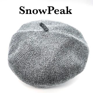 スノーピーク(Snow Peak)のスノーピーク SnowPeak ベレー帽 グレー(ハンチング/ベレー帽)