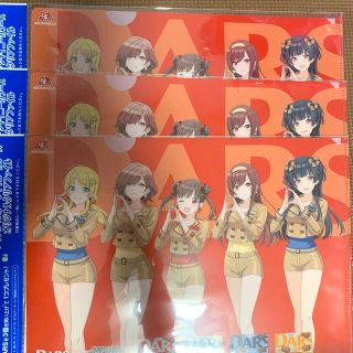 モリナガセイカ(森永製菓)の3枚セット　DARS ダースクリアファイルアイドルマスターシャイニーカラーズ(クリアファイル)