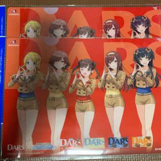 モリナガセイカ(森永製菓)の2枚セット森永DARS ダースクリアファイルアイドルマスターシャイニーカラーズ(クリアファイル)