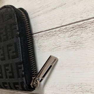 【美品】希少 FENDI フェンディ ズッカ メンズ 長財布 革財布 ブラック