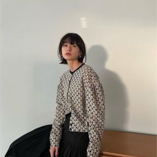 ステュディオス(STUDIOUS)のクラネ CLANE 3D FLOWER LACE CARDIGAN(カーディガン)