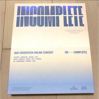 SEVENTEEN INCOMPLETE Blu-ray(アイドル)