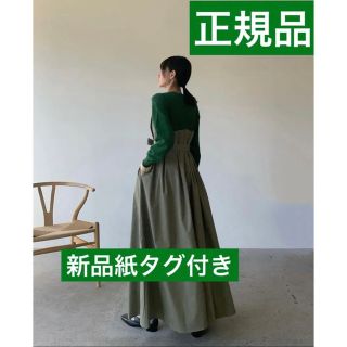 ステュディオス(STUDIOUS)のクラネ正規品！新品タグ付RAP DESIGN DOCKING ONE PIECE(ロングワンピース/マキシワンピース)