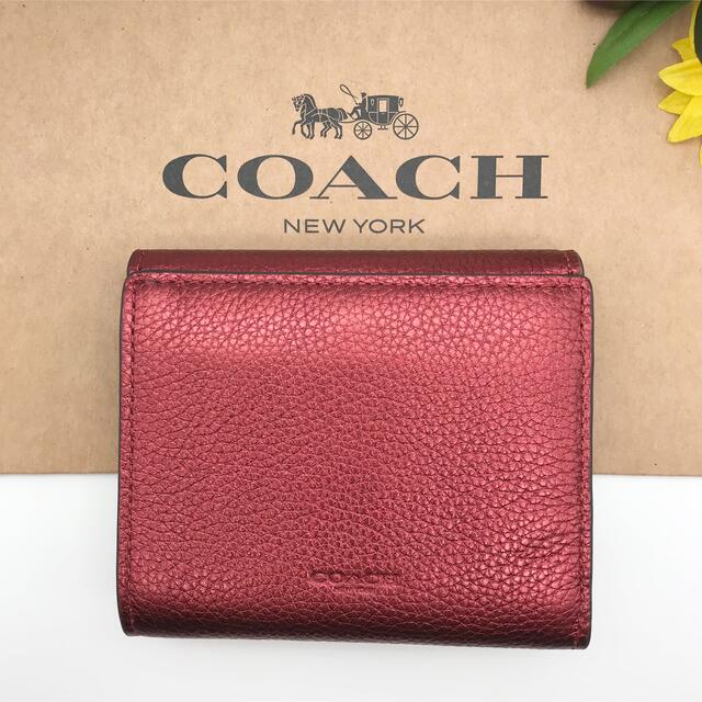 COACH(コーチ)のCOACH 財布 ★大人気★ タビー スモールウォレット メタリッククレイ 新品 レディースのファッション小物(財布)の商品写真