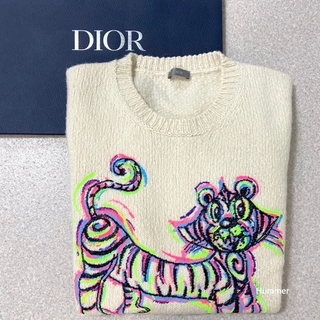 美品Dior Homme Kris期アルパカシルクウールバルキーセーターサイズS