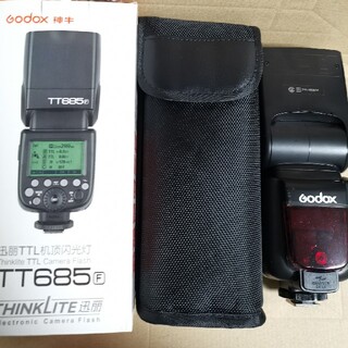 フジフイルム(富士フイルム)の最終値下！中古良品  Godox TT685F 技適マーク付 FUJIFILM(ストロボ/照明)