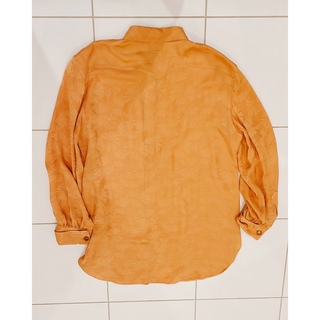 Saint Laurent ロングシャツ 37 オレンジ メンズ 長袖