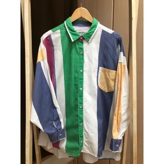 ロデオクラウンズ(RODEO CROWNS)のヒカル様専用　ロデオクラウンズ　ビッグシルエットストライプシャツ(シャツ/ブラウス(長袖/七分))