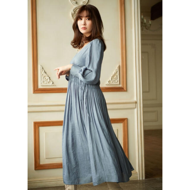 Side Bow Vintage Twill Dress ワンピース ワンピース thermiservices63.fr