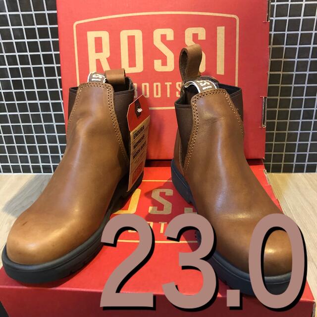 EU36 ブラウン【新品未使用】Rossi boots サイドゴアブーツ