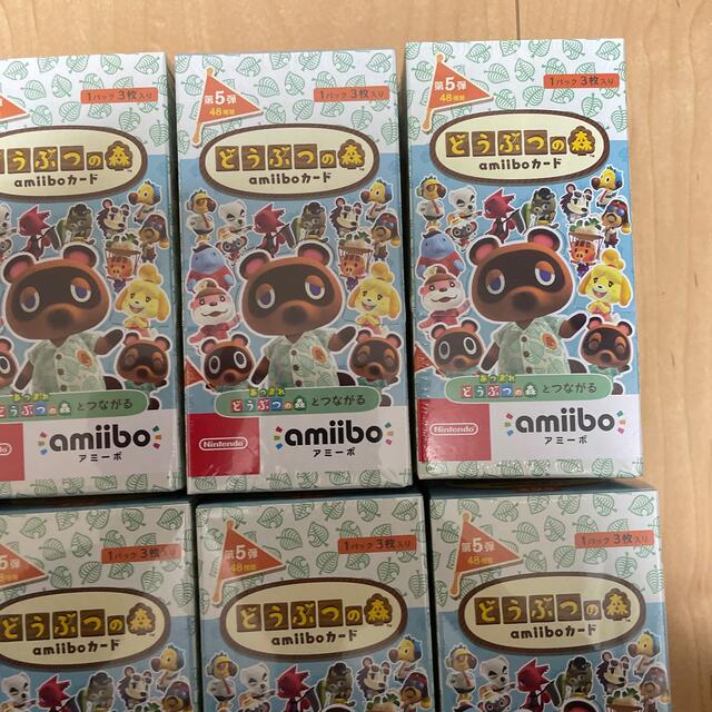 未開封新品 どうぶつの森 amiiboカード 第5弾 10BOX アミーボ