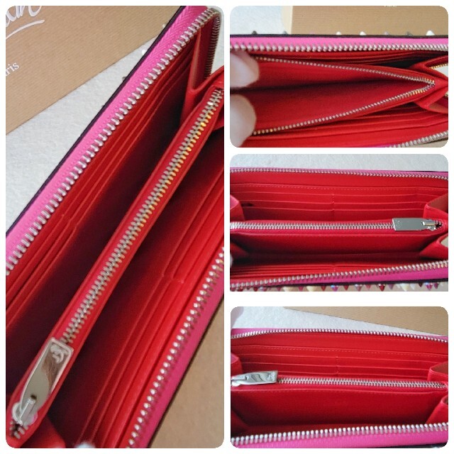 ♡キュート♡Christian Louboutin ルブタン スタッズ 長財布 - www