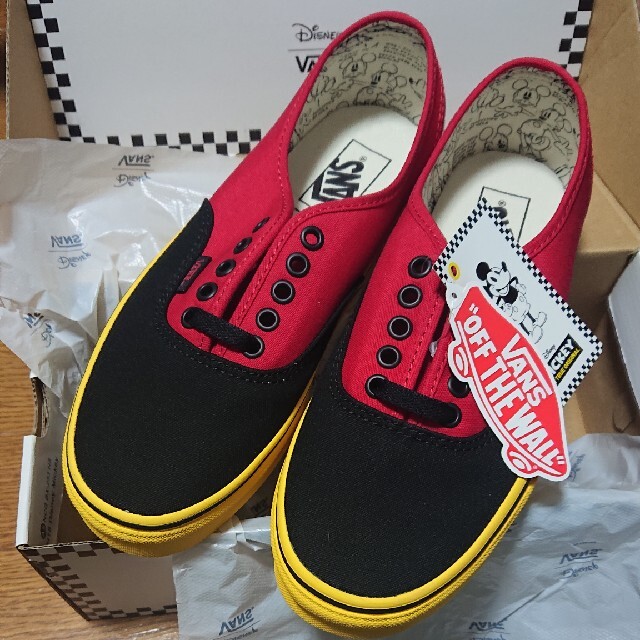 【新品未使用】VANS×Disney Authentic 25㎝